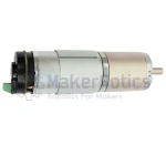 24V Geared-DC Motor – High Torque 100-185 RPM With Encoder - Image 7