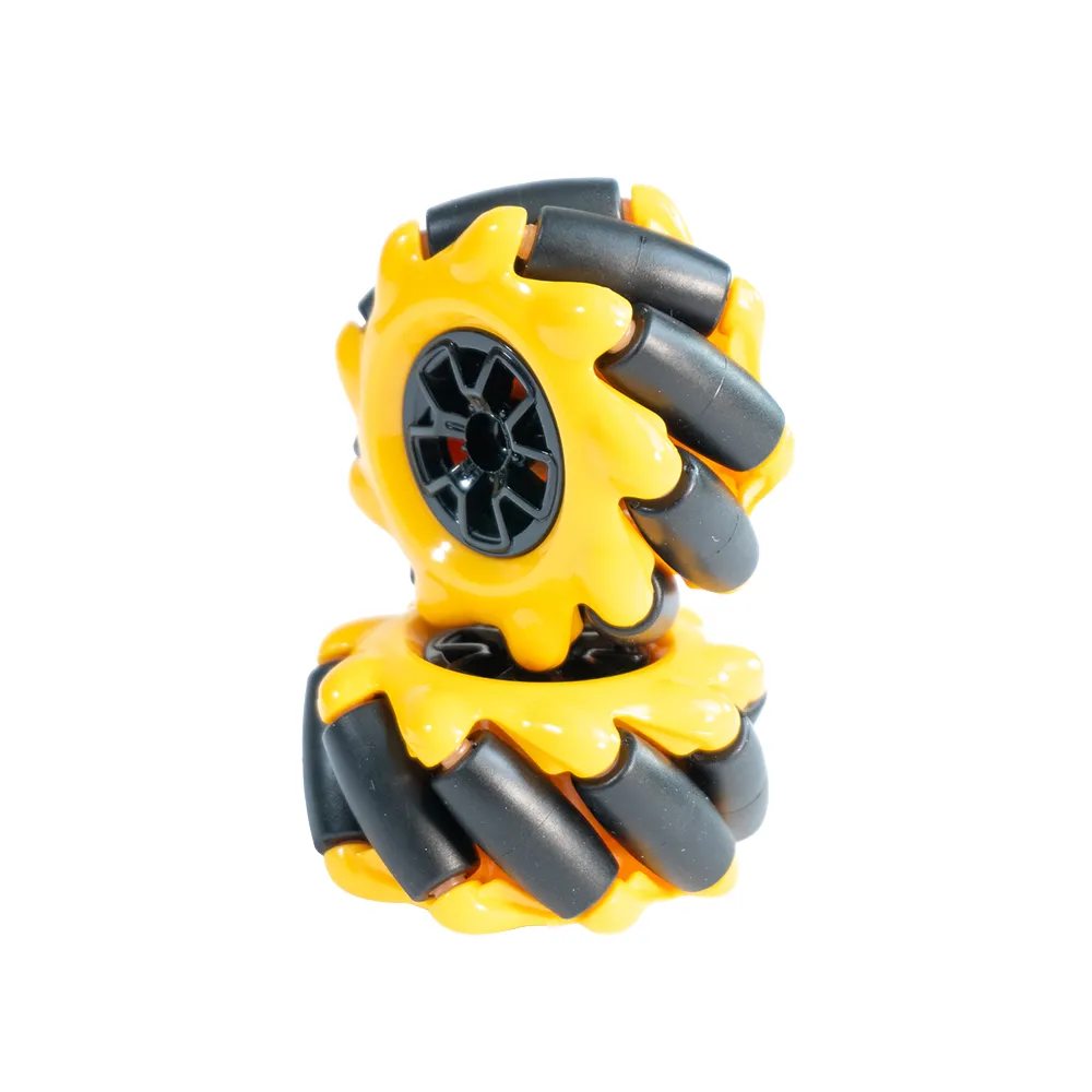 MB-WHL-MEC-48-LR-2PC-00 48mm Mecanum Wheels with Coupling (Left/Right Pair) - Image 1