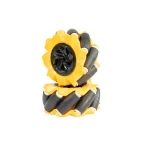 80mm Mecanum Wheels with Coupling (Left/Right Pair)