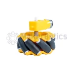 80mm Mecanum Wheels with Coupling (Left/Right Pair) - Image 4